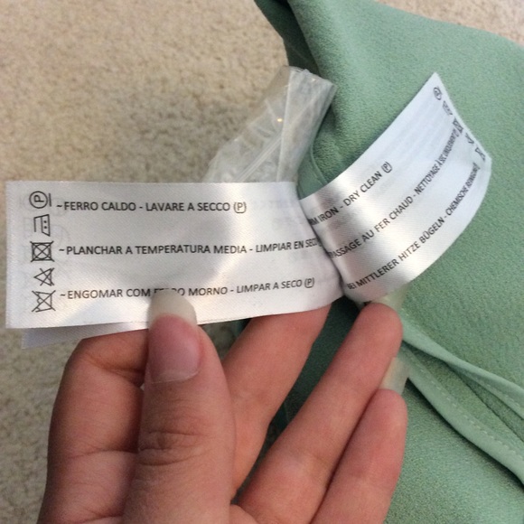 C/MEO collective high heart top mint tie zip - Picture 10 of 13